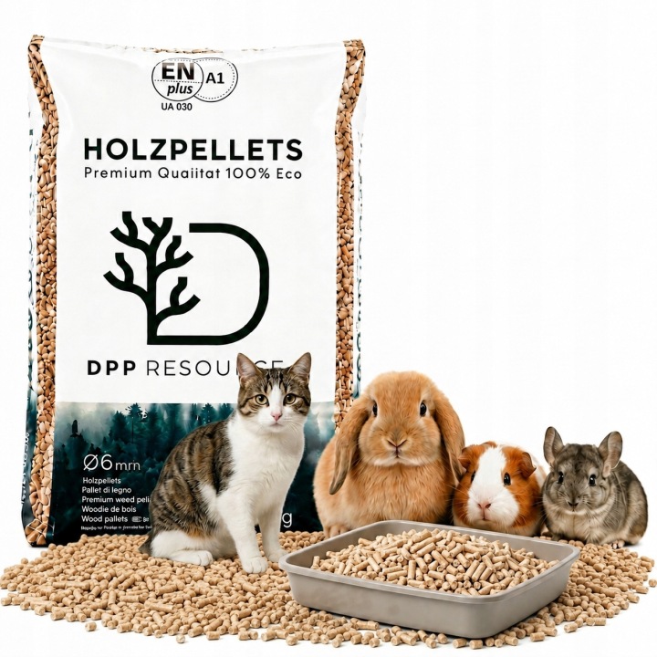 DPP Resource Drevené pelety 15 kg ENplus A1 – Podstielka pre mačky a hlodavce